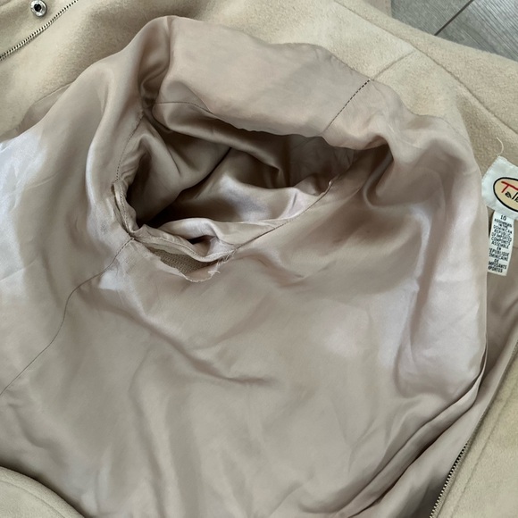 Vintage Talbots Italian Fabric 100% Wool Peacoat FLAWS PLEASE READ - Picture 7 of 11